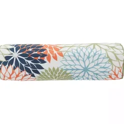 Kirklands Home color Floral Outdoor Bolster Pillow Multi Sale