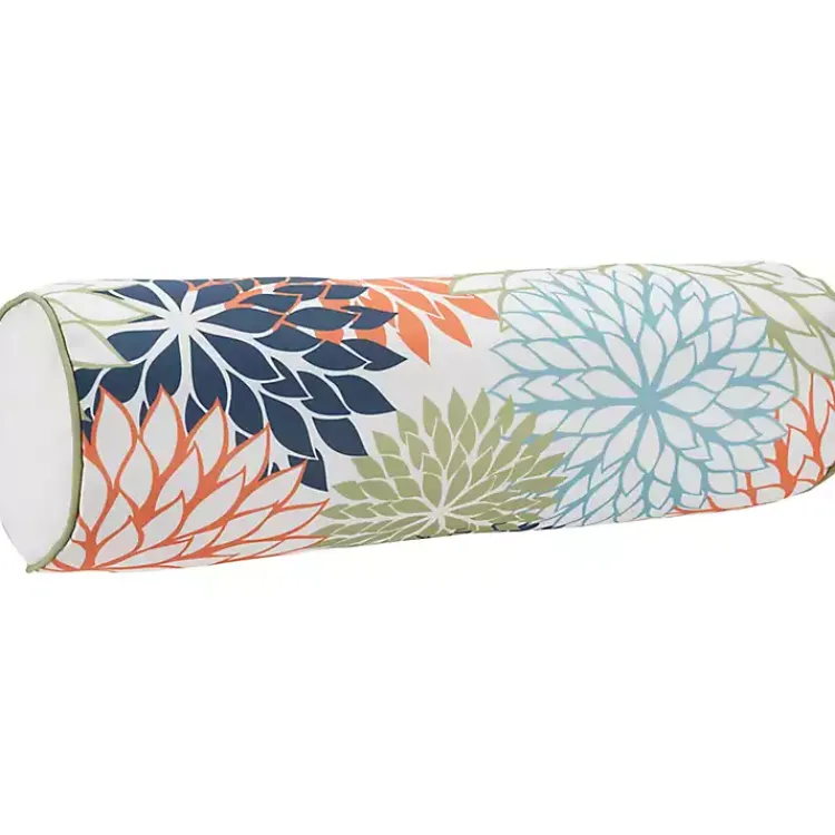 Kirklands Home color Floral Outdoor Bolster Pillow Multi Sale