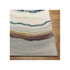 Kirklands Home color Geode Agate Area Rug, 7x10 Multi Clearance
