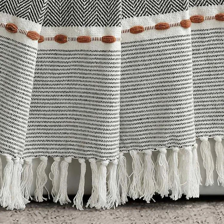 Blankets & Throws>Kirklands Home color Herringbone Stripe Throw Multi