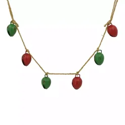 Christmas Tree Decorations>Kirklands Home Multicolor Iron Bulb Christmas Garland