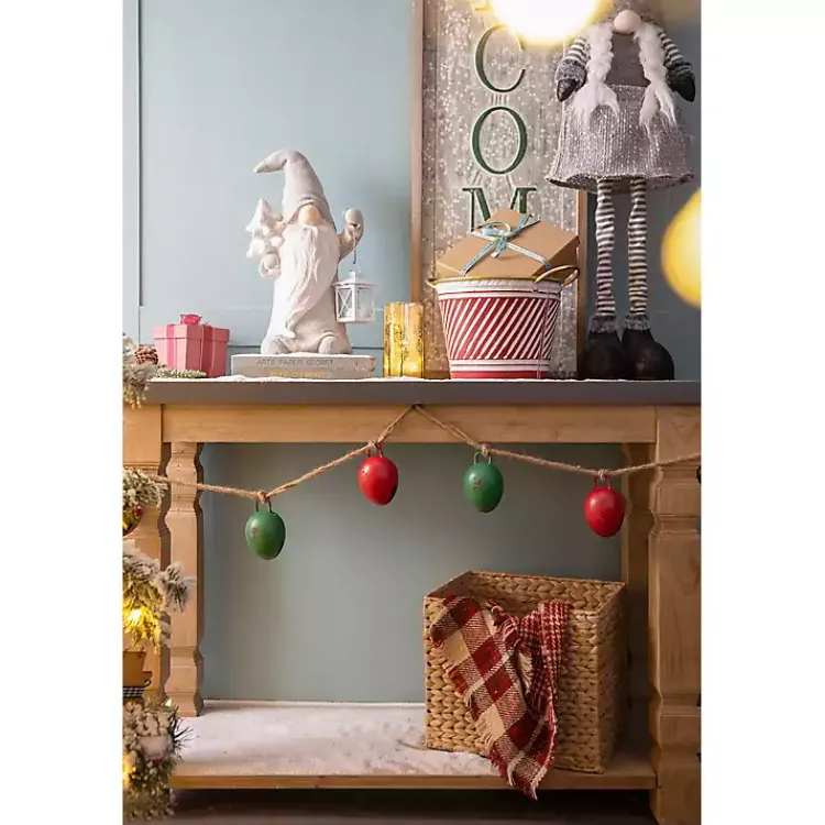 Christmas Tree Decorations>Kirklands Home Multicolor Iron Bulb Christmas Garland
