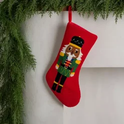 Christmas Stockings & Stocking Holders>Kirklands Home color Jolly Nutcracker Christmas Stocking Multi