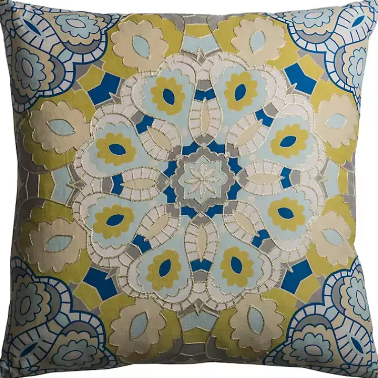 Pillows>Kirklands Home color Medallion Pillow Multi