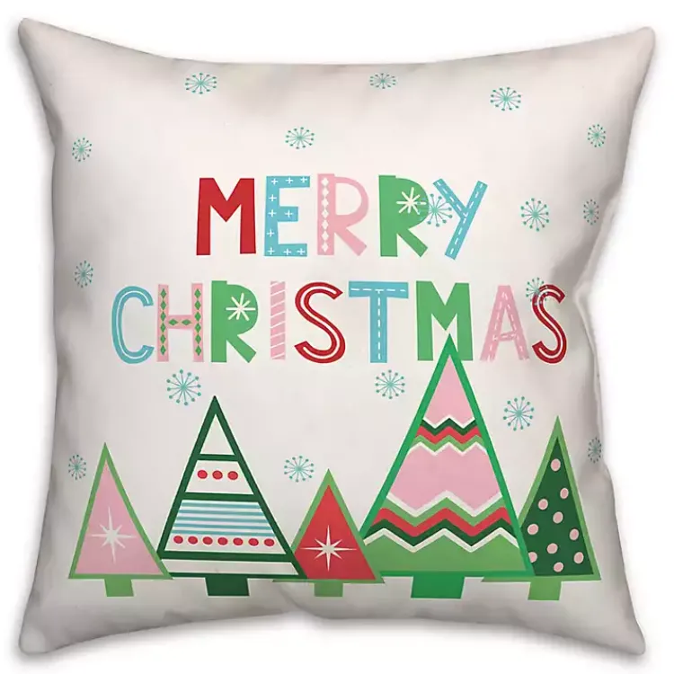 Christmas Pillows>Kirklands Home Multicolor Merry Christmas Pillow