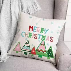 Christmas Pillows>Kirklands Home Multicolor Merry Christmas Pillow