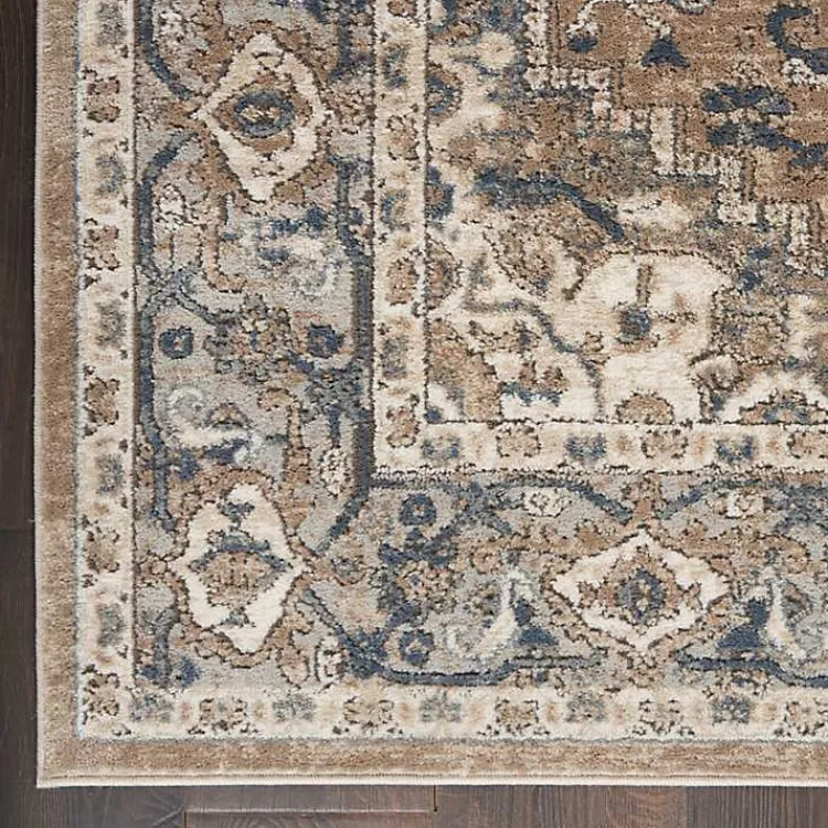 Kirklands Home Multicolor Nadia Medallion Area Rug, 5x7 Gray Best