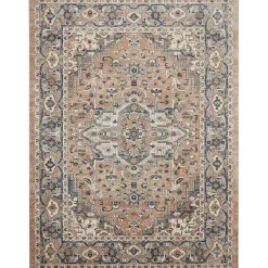 Kirklands Home Multicolor Nadia Medallion Area Rug, 8x10 Gray Discount