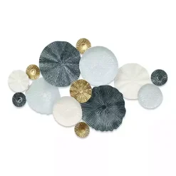 Kirklands Home Multicolor Round Panel Sasha Wall Plaque Outlet