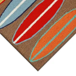Kirklands Home color Surfboard Outdoor Accent Rug, 30x20 Multi Discount