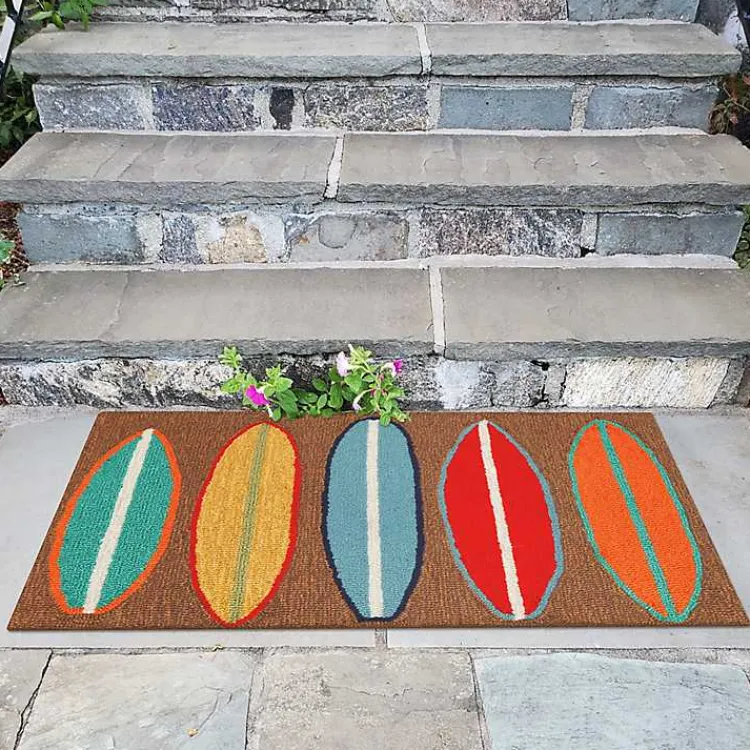 Kirklands Home color Surfboard Outdoor Accent Rug, 30x20 Multi Discount