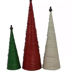 Christmas Decorations>Kirklands Home Multicolor Swirled Iron Christmas Trees, Set of 3