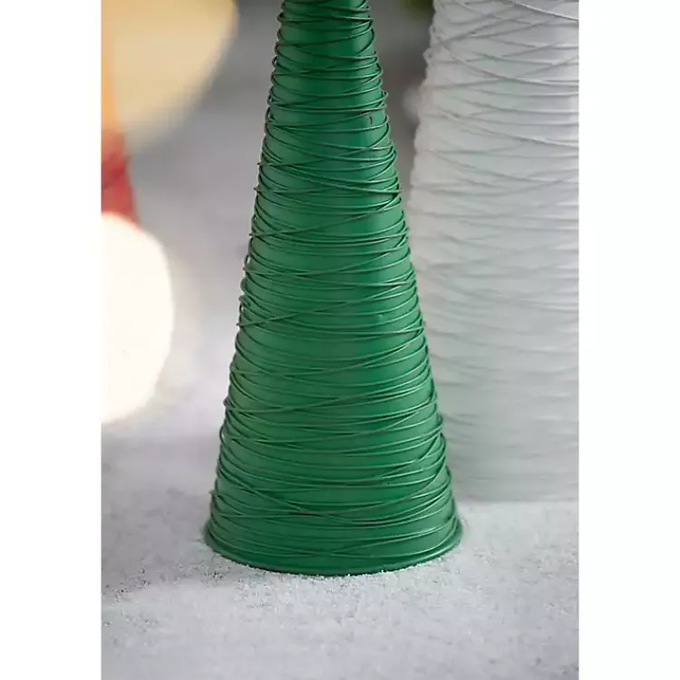 Christmas Decorations>Kirklands Home Multicolor Swirled Iron Christmas Trees, Set of 3