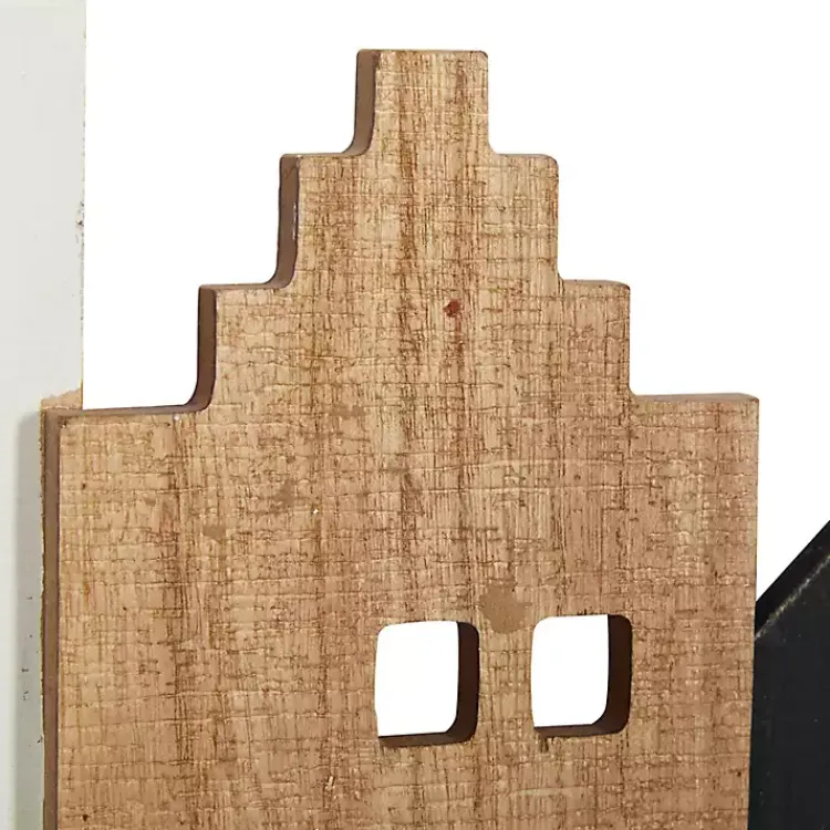 Kirklands Home Multicolor Wood Building Wall Hooks