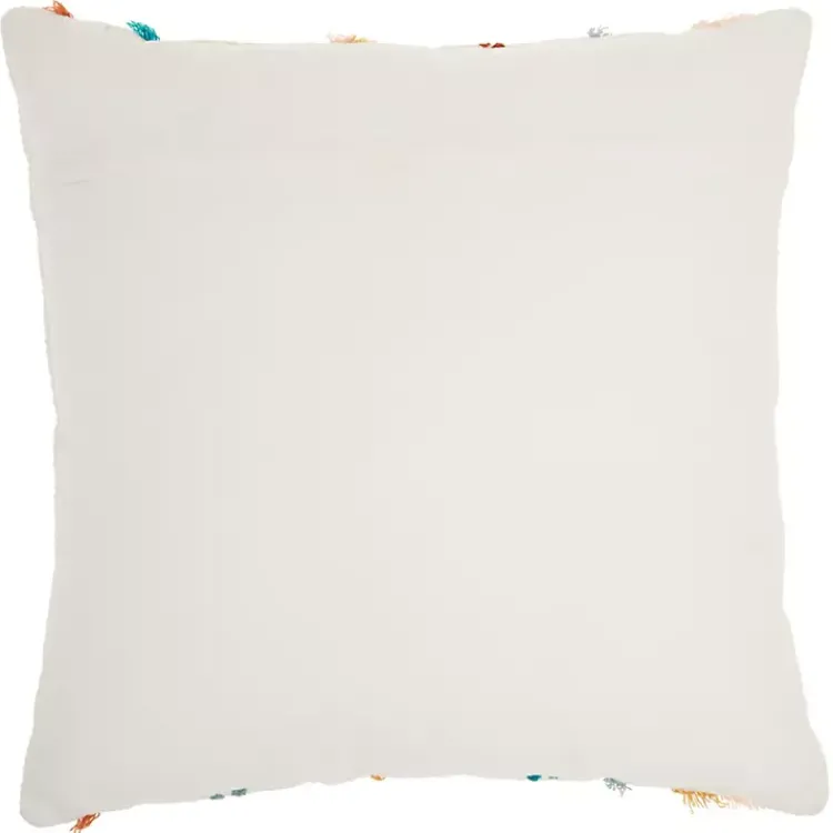 Pillows>Kirklands Home Multicolor Woven Dotted Lines Pillow