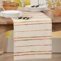 Kirklands Home Multicolor Woven Lines Table Runner, 54 in. Sale
