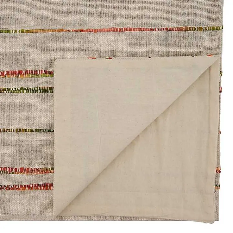 Kirklands Home Multicolor Woven Lines Table Runner, 90 in. Discount