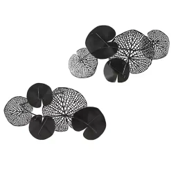 Kirklands Home Multicolored Metal Circles Wall Plaques, Set of 2 Discount