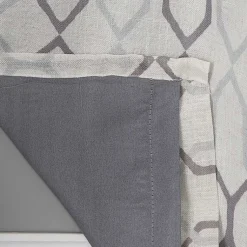 Kirklands Home Mushroom Interlock Single Curtain Panel, 84 in. Clearance