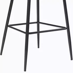 Kirklands Home Mushroom Upholstered Charli Bar Stools, Set of 2 Gray Outlet
