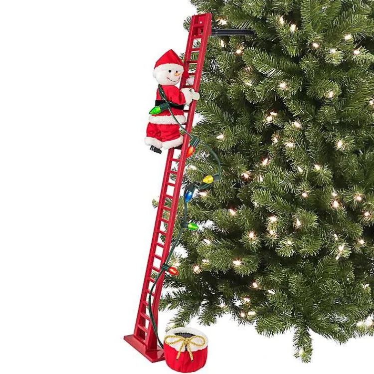 Christmas Decorations>Kirklands Home Musical Climbing Super Santa Multi