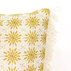 Kirklands Home Mustard Boho Floral Indoor/Outdoor Pillow Online