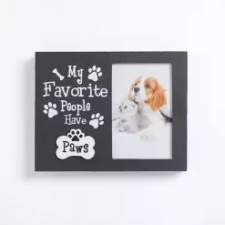 Picture Frames>Kirklands Home My Favorite People Have Paws Black Picture Frame