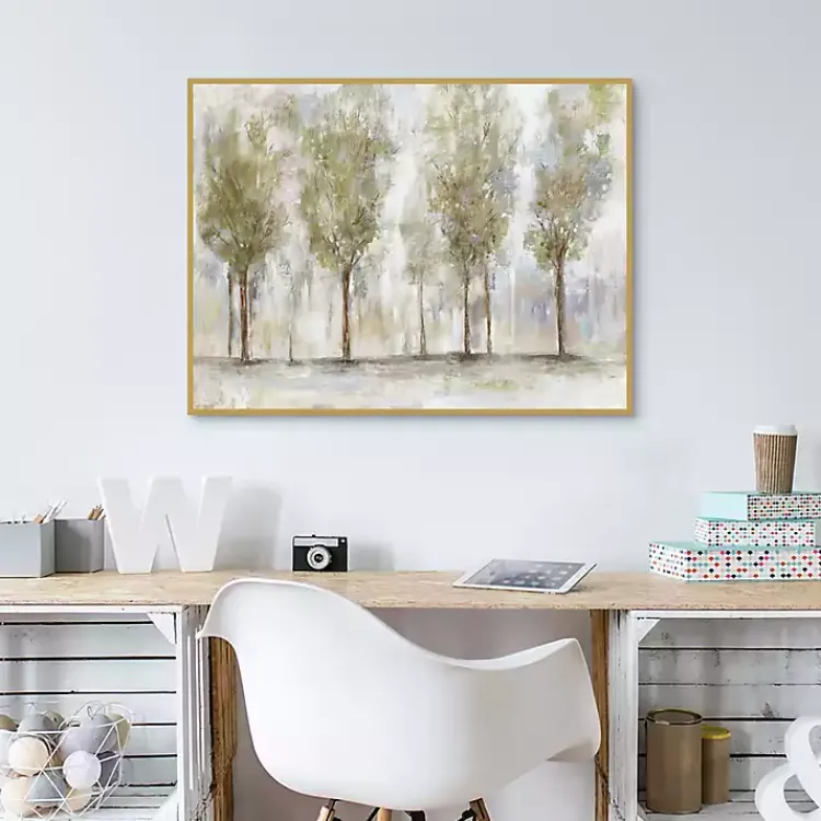 Kirklands Home Mystical Mistlands Framed Canvas Art Print New