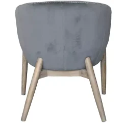 Kirklands Home Nadia Velvet Club Chair Gray Online