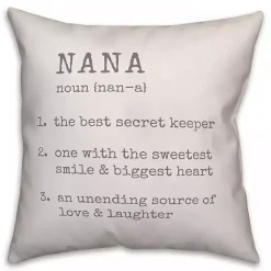 Pillows>Kirklands Home Nana Definition Pillow