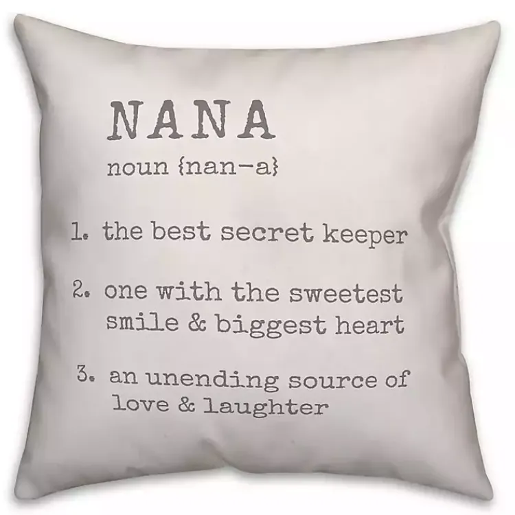 Pillows>Kirklands Home Nana Definition Pillow