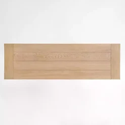 Kirklands Home Natural & Cream Wood Bristol Console Table Tan Hot