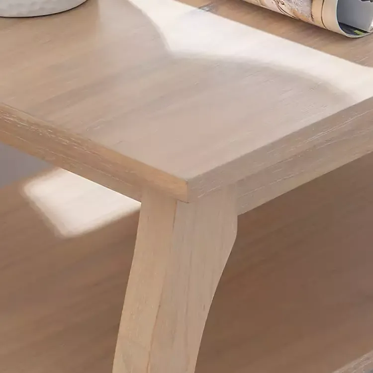 Kirklands Home Natural Prismatic Wood Accent Table Brown Online