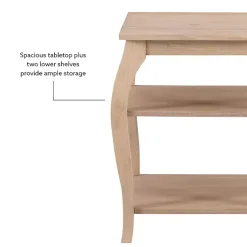Kirklands Home Natural Prismatic Wood Accent Table Brown Online
