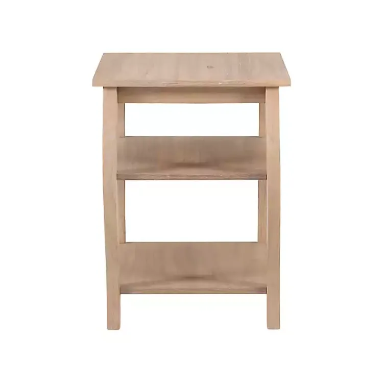 Kirklands Home Natural Prismatic Wood Accent Table Brown Online