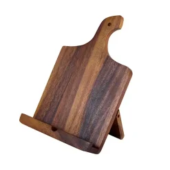 Kirklands Home Natural Acacia Wood Cookbook Holder Brown Sale