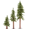 Christmas Trees>Kirklands Home Natural Alpine Christmas Trees, Set of 3