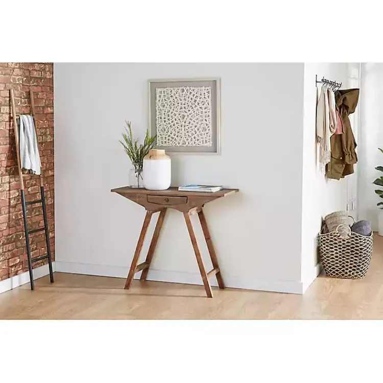Baskets & Boxes>Kirklands Home Natural and Black Seagrass Diamond Weave Basket