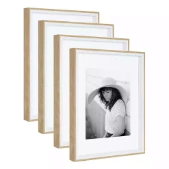 Kirklands Home Natural and White 4-pc. Gallery Wall Frame Set Sale
