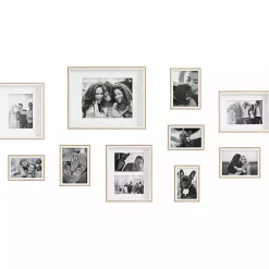 Kirklands Home Natural and White 10-pc. Gallery Wall Frame Set Sale