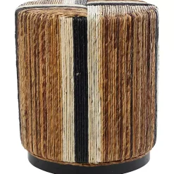 Kirklands Home Natural Banana Leaf Wrapped Accent Table Sale