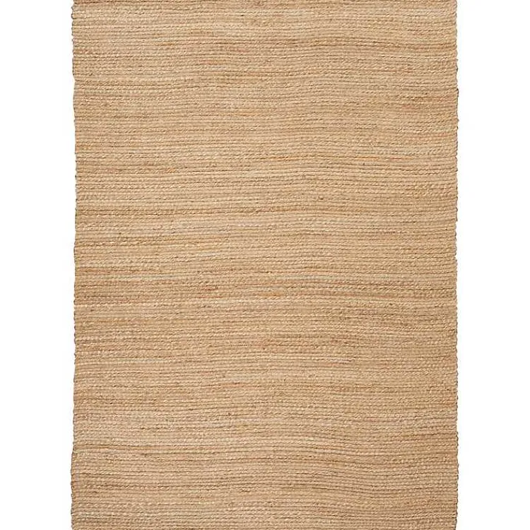 Kirklands Home Natural Bleach Jute Reversible Area Rug, 5x7 Tan Outlet