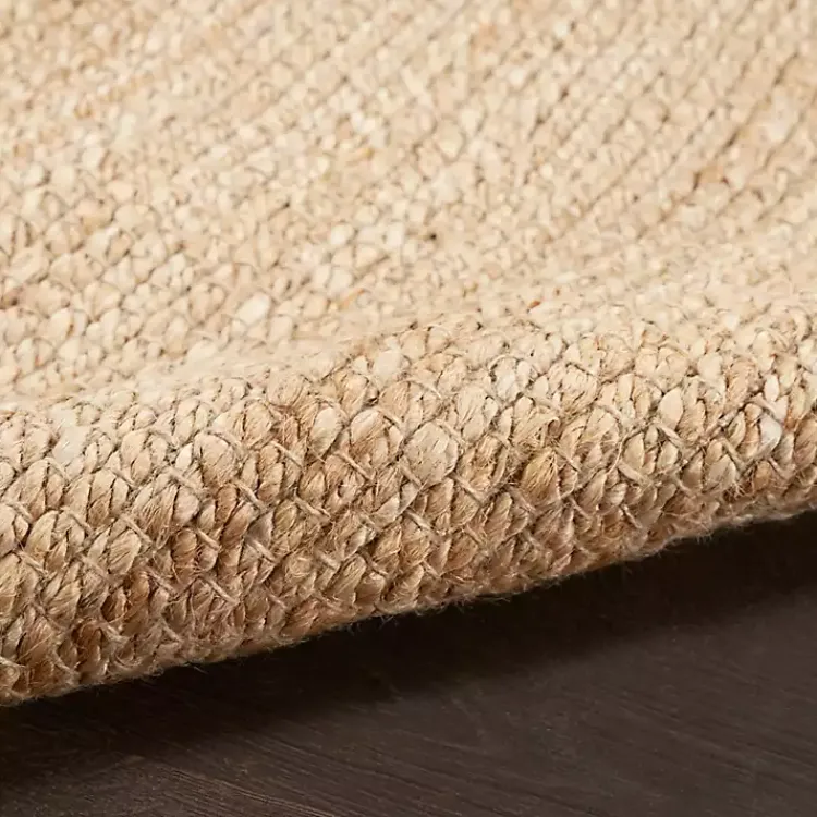 Kirklands Home Natural Bleach Jute Reversible Area Rug, 5x7 Tan Outlet