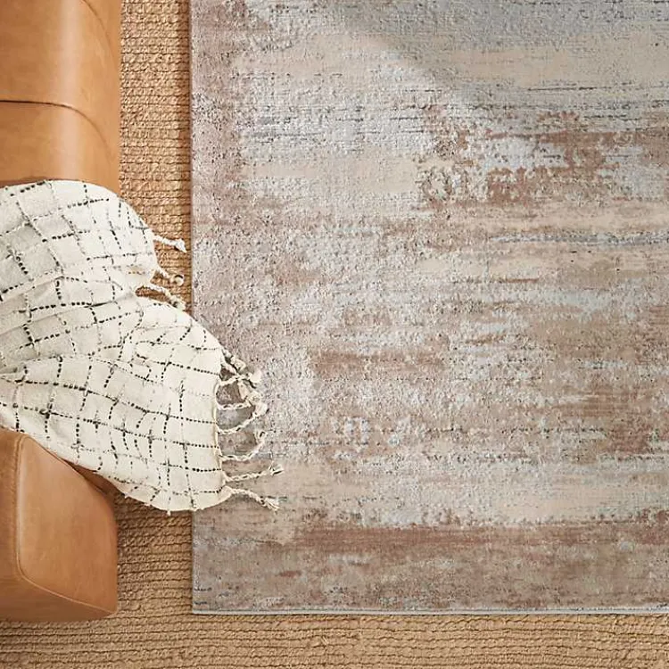 Kirklands Home Natural Bleach Jute Reversible Area Rug, 5x7 Tan Outlet