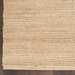 Kirklands Home Natural Bleach Jute Reversible Area Rug, 8x10 Tan Outlet