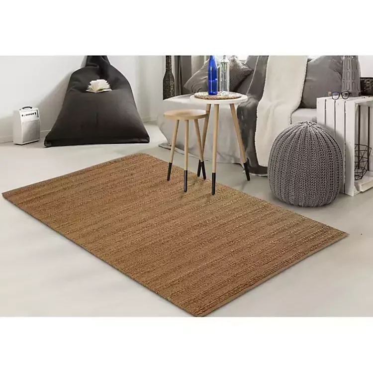 Kirklands Home Natural Braided Jute Area Rug, 5x7 Brown Sale