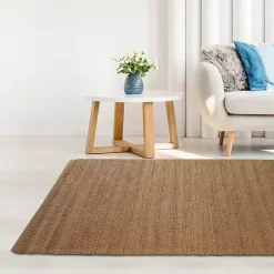 Kirklands Home Natural Braided Jute Area Rug, 5x7 Brown Sale