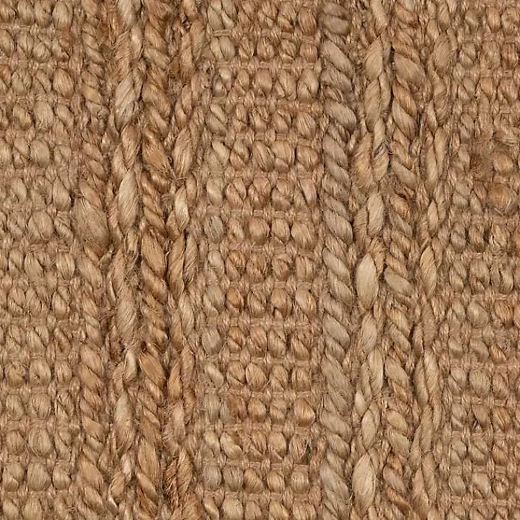 Kirklands Home Natural Braided Jute Area Rug, 5x7 Brown Sale