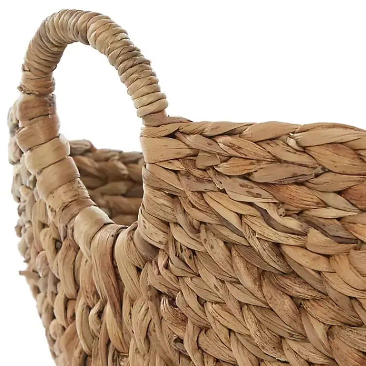 Baskets & Boxes>Kirklands Home Natural Braided Seagrass Basket Tan