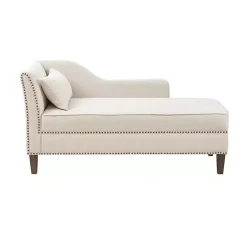 Kirklands Home Natural Brett Accent Chaise Lounge Tan Sale